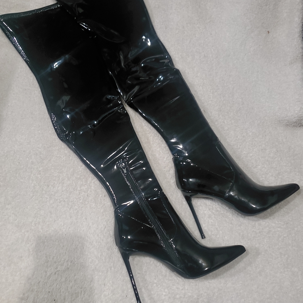 Thigh high stilettos